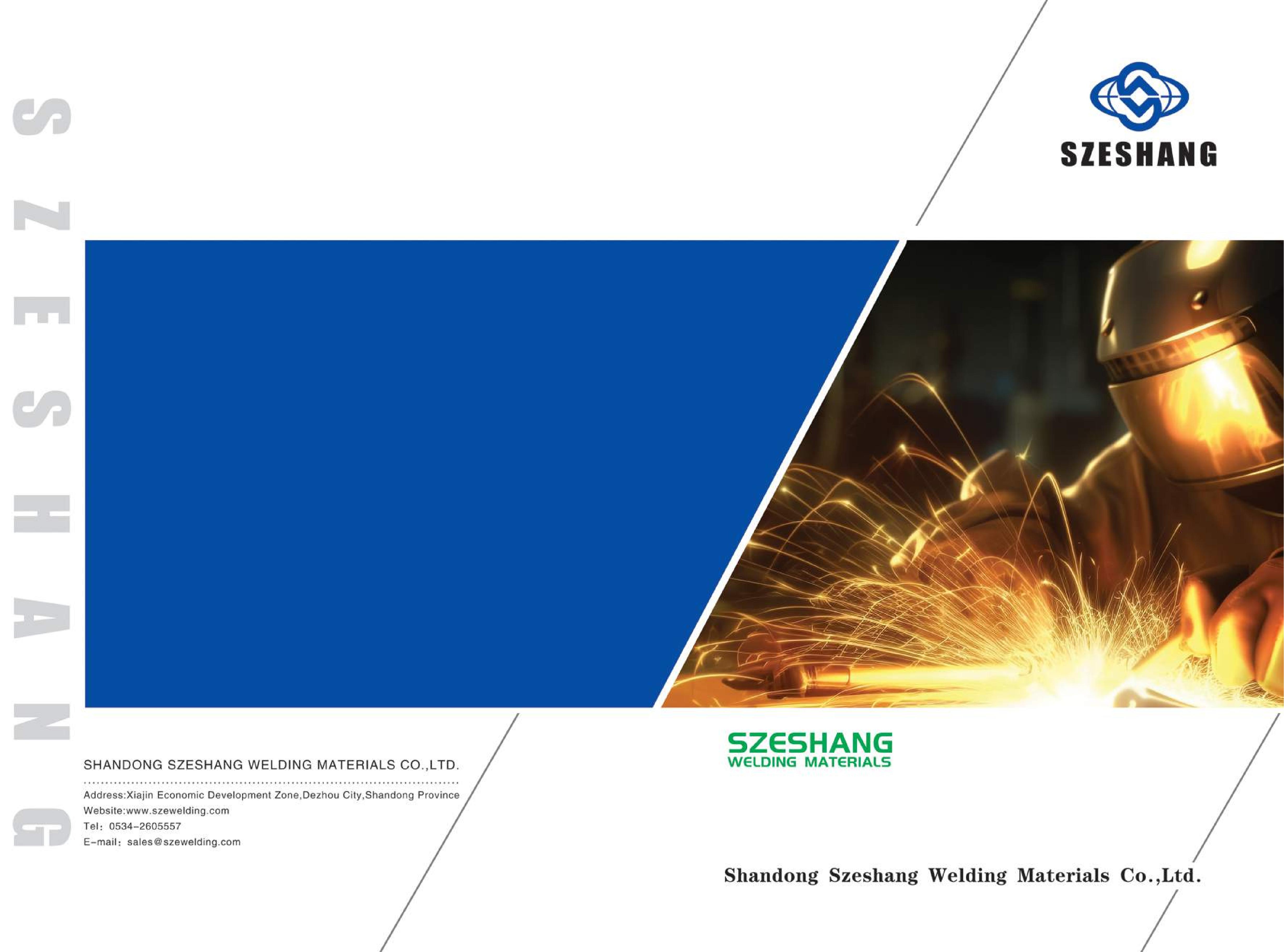 Shandong Szeshang Welding Materials Co.,Ltd.-New Product Catalogue